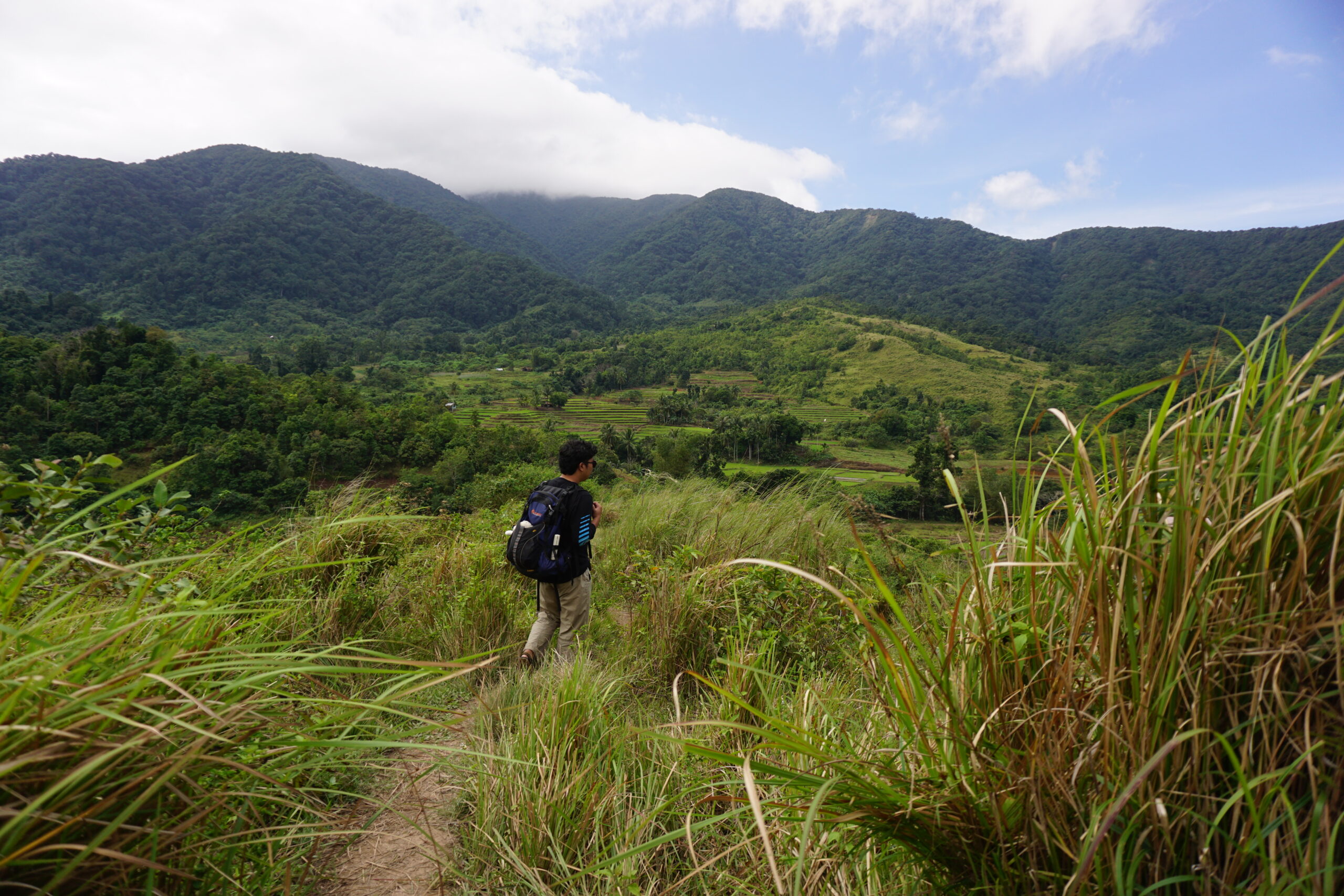 Shepherd in the hills of Lumban