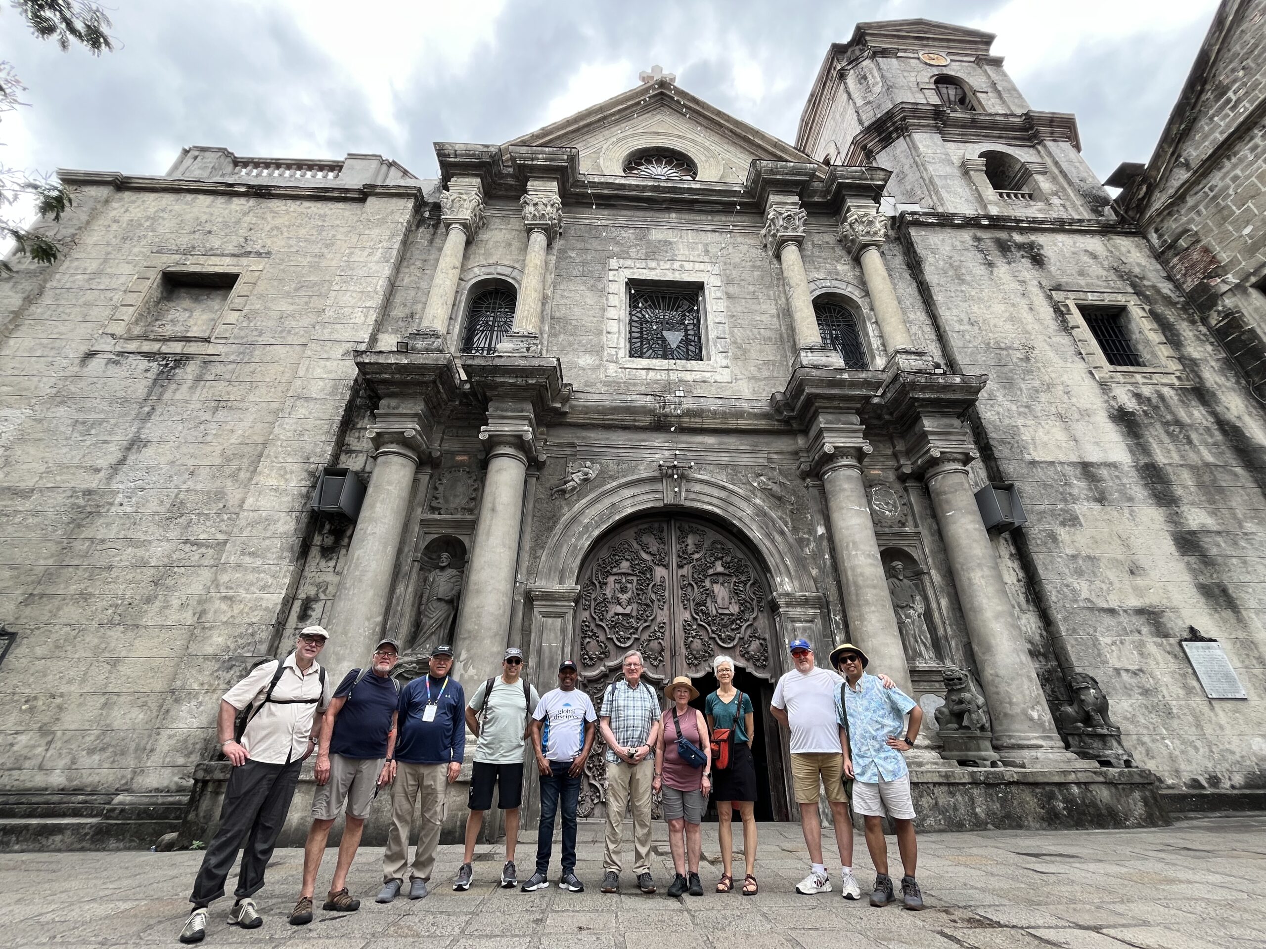 Touring the historic streets of Intramuros.